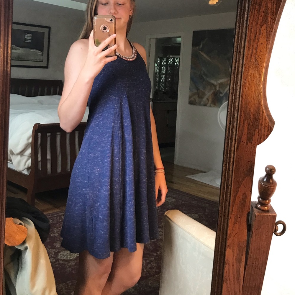 Pink and Navy summer dress